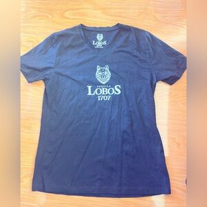 Never Use Black Short Sleeve T-Shirt-from Lobos 1707-Size XL 19”x26”
